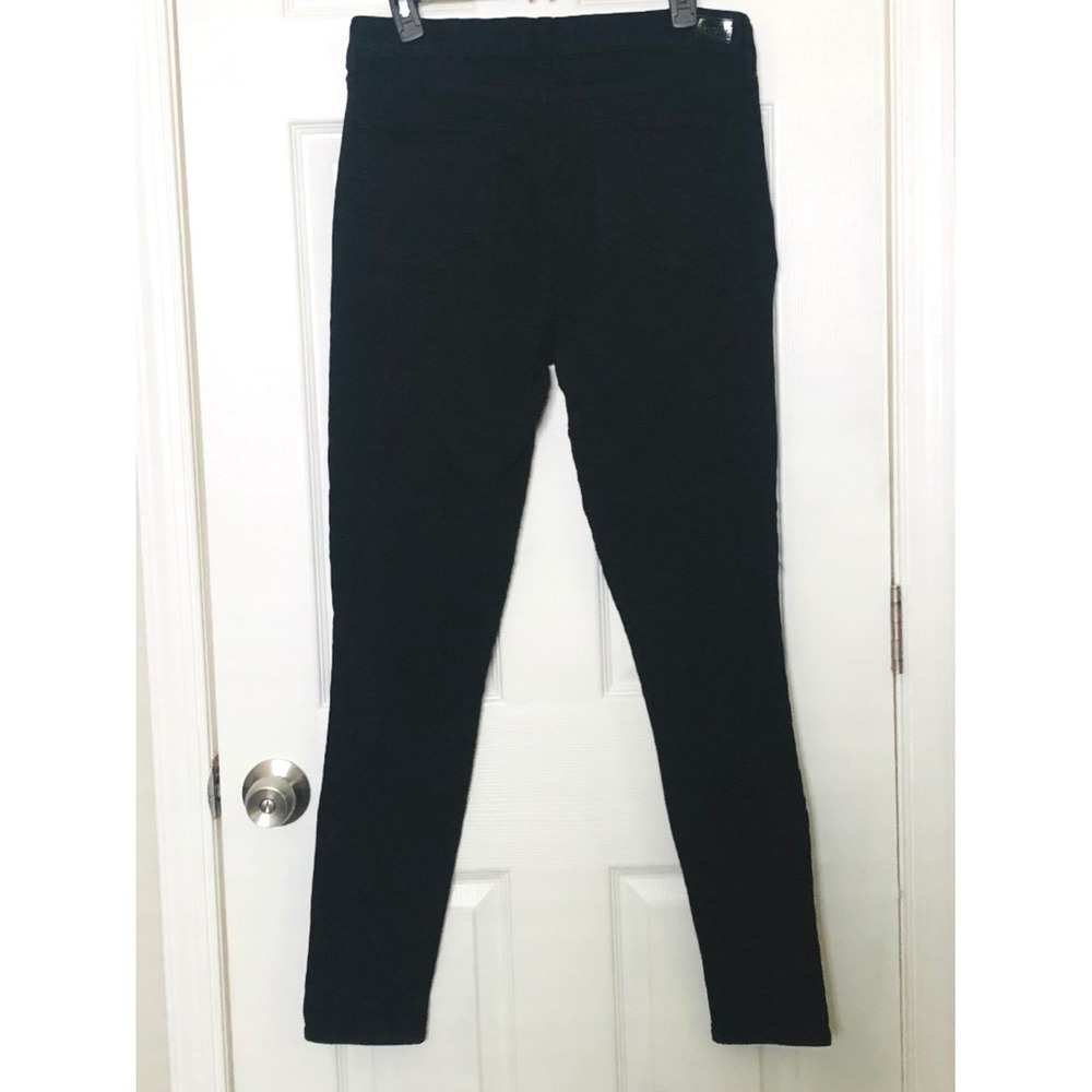 PAIGE Hoxton Ultra Skinny Jeans Womens 31 Black Mid Rise Stretch Denim
